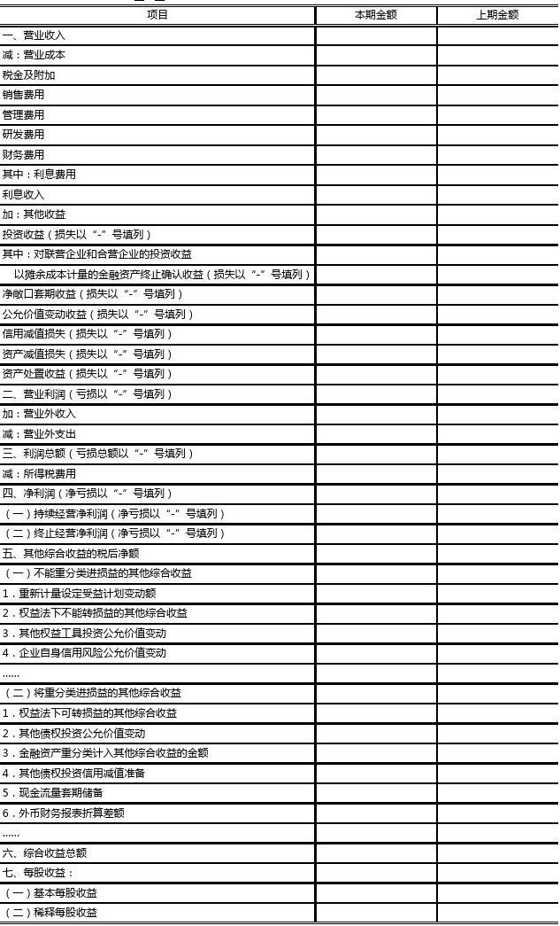最新利润表，揭示繁荣与进步的镜子，洞悉企业盈利状况！