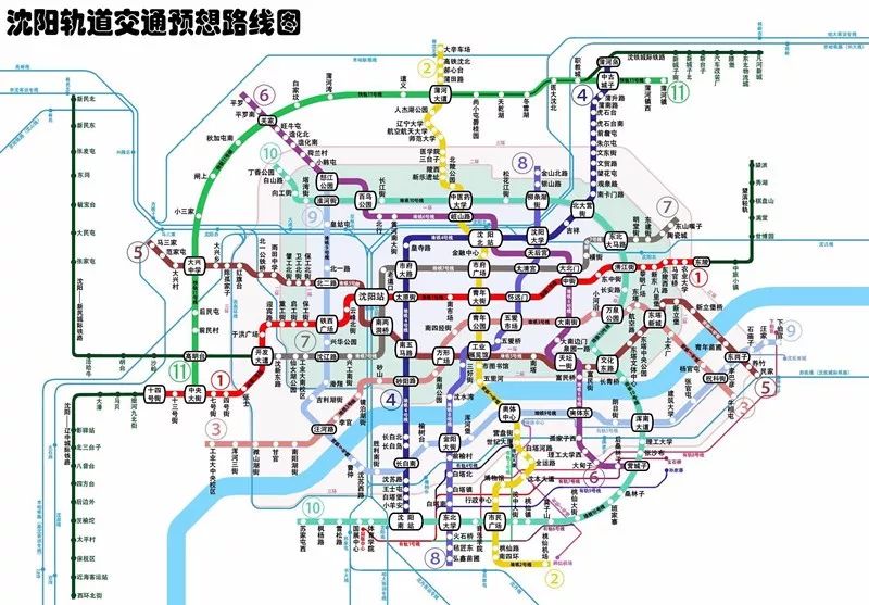 沈阳地铁最新规划图，自然美景的探索之旅启程了！